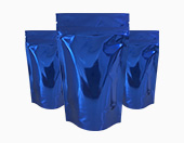 Blue Shiny Pouches