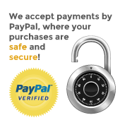 We accept PayPal Payments