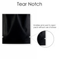60mm x 60mm  Black Matt 3 Side Seal Pouches (100 per pack)