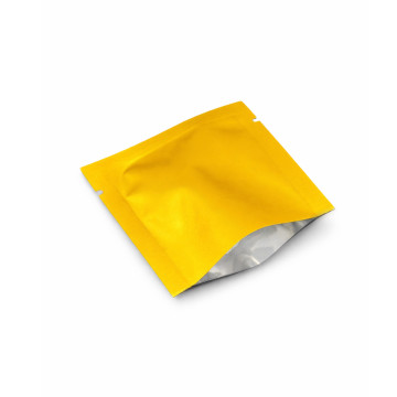 60mm x 60mm  Gold Matt 3 Side Seal Pouches (100 per pack)