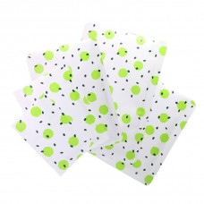 120mm x 180mm Green Dot Printed 3 Side Seal Bags (100 per pack)