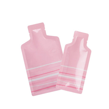 [SAMPLE] 75mm x 130mm Pink Printed Liquid Sachet Bags