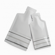 50mm x 110mm White Printed Liquid Sachet Bags (100 per pack)