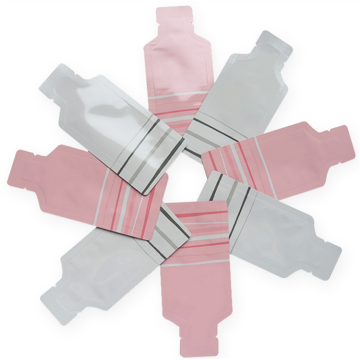 [SAMPLE] 50mm x 110mm White Printed Liquid Sachet Bags