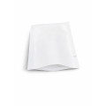 60mm x 80mm  White Matt 3 Side Seal Pouches slit notch (100 per pack)