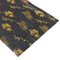 110mm x 150mm Black with Yellow Flowers Matt 3 Side Seal (100 per pack)