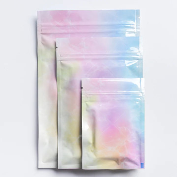 120mm x 180mm Mix Colour Tie Dye Shiny 3 Side Seal Bags (100 per pack)