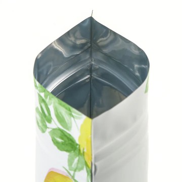 80mm x 120mm White with Yellow Flowers Matt 3 Side Seal Bags