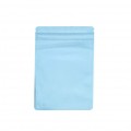 70mm x 100mm Blue Matt Resealable 3 Side Seal Bags  (100 per pack)