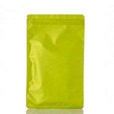 70mm x 100mm Green Matt Resealable 3 Side Seal Bags