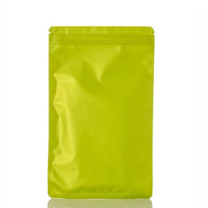 [SAMPLE] 70mm x 100mm Green Matt Resealable 3 Side Seal Bags