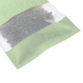 100mm x 150mm Green Matt Maple Leaf Window 3 Side Seal Bags
