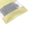 [SAMPLE] 130mm x 180mm Yellow Matt Maple Leaf Window 3 Side Seal Bags
