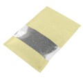 [SAMPLE] 80mm x 120mm Yellow Matt Maple Leaf Window 3 Side Seal Bags