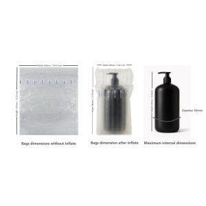 Inflatable 500ml Bottle Packaging Bags  (100 per pack)