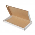 DL White 8.5"x4.3"x0.86" Large Letter Cardboard Boxes 