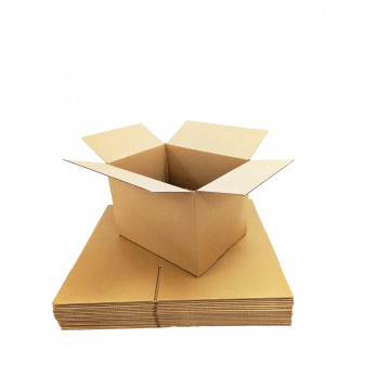 203x152x102mm Single Wall Cardboard Boxes 8x6x4Inch