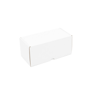 150x60x60mm White Die-Cut Small Parcel Cardboard Boxes 6x2.5x2.5Inch (100 per pack)