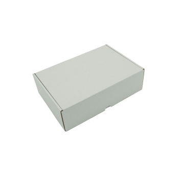 270x180x80mm White Die-Cut Small Parcel Cardboard Boxes 10.5x7x3Inch (100 per pack)