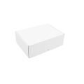 360x280x80mm White Die-Cut Small Parcel Cardboard Boxes 14x11x3Inch (200 per pack)