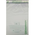 Compostable White Mailing Bags 10 x 14 Inches 255X355mm - 40 Microns (100 per pack)