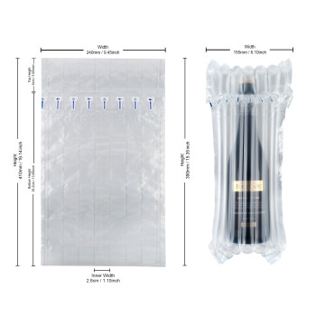 Inflatable Single Bottle Packaging Bags (100 per pack)