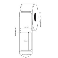 Printed Label - 85x140mm 1000 Labels