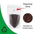 500g Recyclable Clear / Clear  With Valve Stand Up Pouch/Bag With Zip Lock [SP5] (100 per pack)