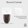 500g Recyclable Clear / Clear  With Valve Stand Up Pouch/Bag With Zip Lock [SP5] (100 per pack)