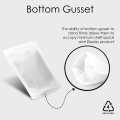 2Kg Recyclable White Matt With Valve Stand Up Pouch/Bag With Zip Lock [SP10] (100 per pack)