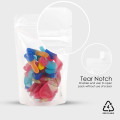 40g Recyclable Clear / Clear Stand Up Pouch/Bag with Zip Lock [SP1] (100 per pack)