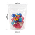 250g  Recyclable Clear / Clear Stand Up Pouch/Bag with Zip Lock [SP4] (100 per pack)
