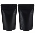 210x310mm Recyclable Black Matt Stand Up Pouch/Bag with Zip Lock