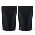 90x140mm Recyclable Black Matt Stand Up Pouch/Bag with Zip Lock