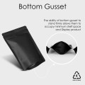 40g Recyclable Black Matt Stand Up Pouch/Bag with Zip Lock [SP1] (100 per pack)
