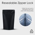 40g Recyclable Black Matt Stand Up Pouch/Bag with Zip Lock [SP1] (100 per pack)
