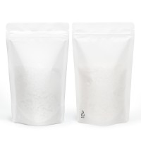 3kg Recyclable White Matt Stand Up Pouch/Bag with Zip Lock 300x500mm