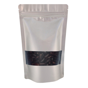 70g Window Silver Matt Stand Up Pouch/Bag with Zip Lock [SP2] (100 per pack)