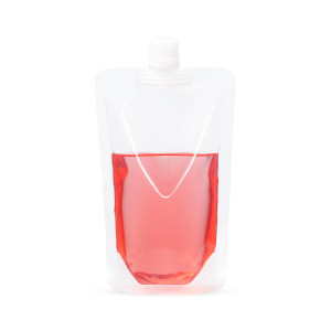 300ml Clear / Clear Screw Cap 15mm Spout Pouches (100 per pack)