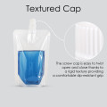 150ml Clear / Clear Screw Cap 8.6mm Spout Pouches (100 per pack)