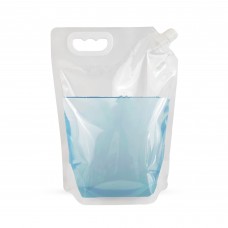 3 Litre Clear / Clear Screw Cap 22mm Spout Pouches with Handle (100 per pack)