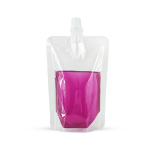 [SAMPLE] 300ml Clear / Clear Screw Cap 8.6mm Spout Pouches