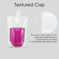 300ml Clear / Clear Screw Cap 8.6mm Spout Pouches (100 per pack)