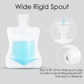 30ml Clear / Clear Matt Flip Cap 16mm Spout Pouches (100 per pack)