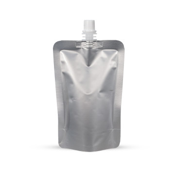 100ml Silver Matt Spout Pouches (100 per pack)