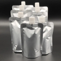 [SAMPLE] 1 Litre Silver Matt Spout Pouches