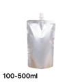 [SAMPLE] 1 Litre Silver Matt Spout Pouches