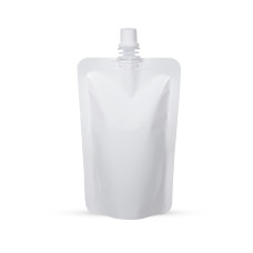 150ml White Shiny Spout Pouches (100 per pack)