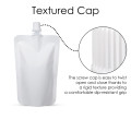 150ml White Shiny Spout Pouches (100 per pack)