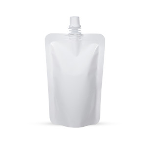 [SAMPLE] 300ml White Shiny Spout Pouches